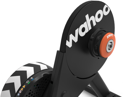 Wahoo Fitness KICKR CORE 2 Indoor Fahrradtrainer mit ZWIFT COG und Click - Orange Zahnrad 3. Generation
