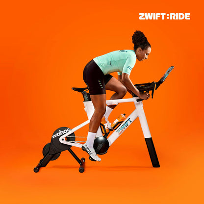 Wahoo Fitness KICKR CORE 2 Indoor Fahrradtrainer mit ZWIFT COG und Click - Orange Zahnrad 3. Generation